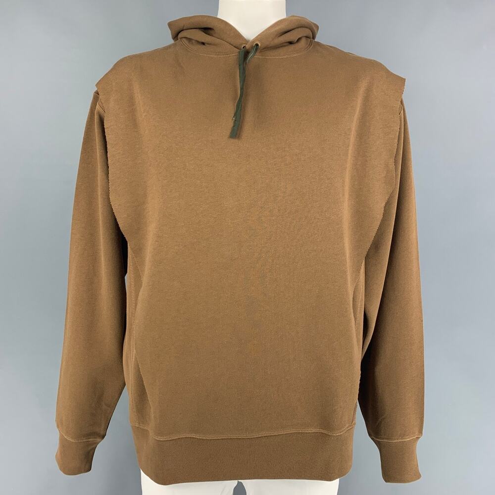 ACRONYM x GmbH Size L Tan Cotton Double Front Panel S26- PR Popover Hoodie